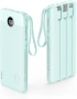 Преносима батерия (power bank) VRURC, модел T1116, с капацитет 10000 mAh и вградени кабели , снимка 2