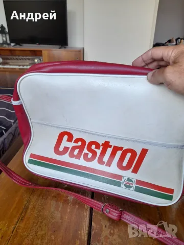 Стара чанта Castrol, снимка 4 - Антикварни и старинни предмети - 55407443
