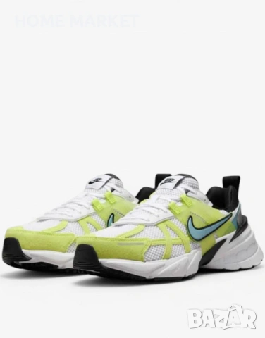 NIKE V2k Run Shoes White Дамски маратонки NIKE V2K в бял цвят, вдъхновени от ретро дизайна на модели, снимка 3 - Маратонки - 54691056