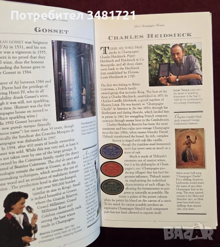 Справочник за шампанското и пенливите вина / The Millennium Champagne & Sparkling Wine Guide, снимка 4 - Кулинария - 55065018
