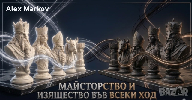 Луксозен шахмат, снимка 4 - Подаръци за мъже - 54905229