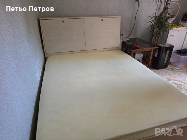 Спалня с латексов матрак 160-195, снимка 2 - Спални и легла - 53994532