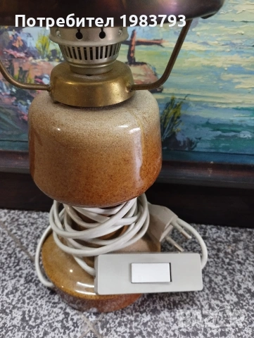 Две нови нощни лампи,ретро стил., снимка 2 - Настолни лампи - 54119336