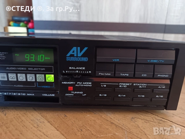 усилвател (ресийвър) Akai AA-V105, , снимка 3 - Ресийвъри, усилватели, смесителни пултове - 54308713