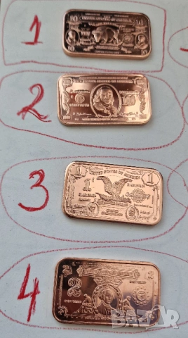 💵 1 oz медна монета 2$ Thomas Jefferson – 999 медно кюлче copper coin copper bar, снимка 10 - Нумизматика и бонистика - 54668822