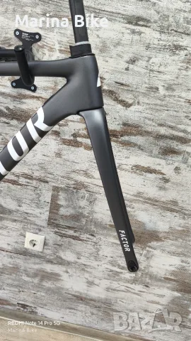 НОВА карбонова рамка Factor LS Gravel CeramicSpeed | 49, снимка 2 - Части за велосипеди - 55562456