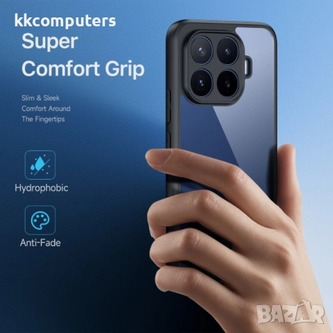 DUX DUCIS Aimo Series Прозрачен Калъф със Скрийн Протектор за Xiaomi 17T Pro – Черен, снимка 4 - Резервни части за телефони - 54846720