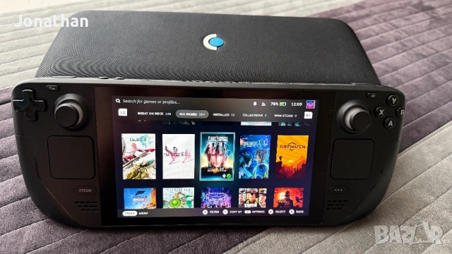 Steam Deck LCD 512GB мат екран+hall effect стикове+нова батерия+хард кейс