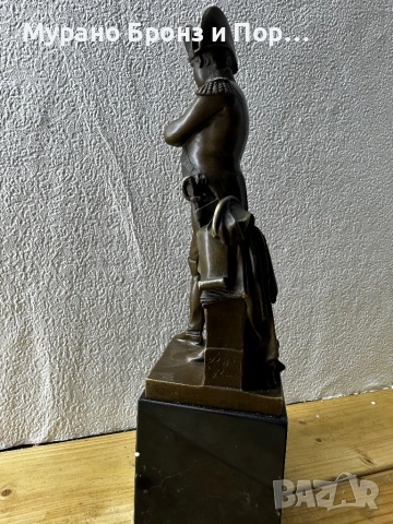 АВТЕНТИЧЕН БРОНЗ: Статуетка "Наполеон" – Émile Guillemin, Леярна "Fonderie des Bords de Seine", 2.5 , снимка 6 - Антикварни и старинни предмети - 53987033