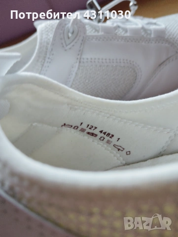 Бели обувки от естествена кожа и текстил 40 номер, снимка 7 - Дамски ежедневни обувки - 54223748