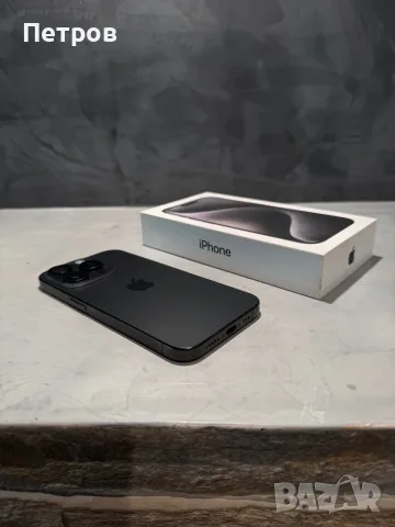 КАТО ЧИСТО НОВ Iphone 15 Pro 256 GB Black, снимка 3 - Apple iPhone - 55613206