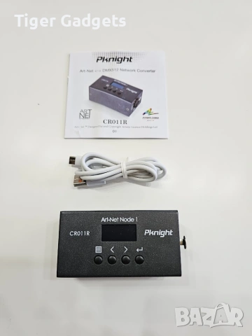 Pknight ArtNet DMX Ethernet Controller CR001R – Art-Net към DMX512 интерфейс, 1 Universe, двупосочен, снимка 10 - Други - 54958512