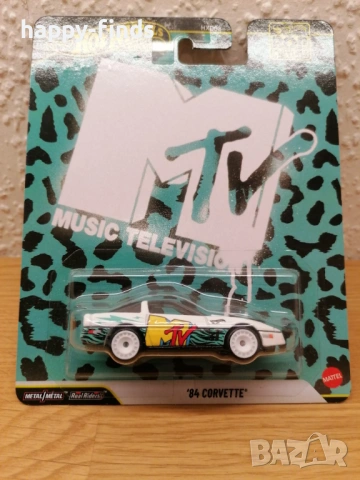 Продавам Hot Wheels Premium ’84 Corvette MTV серия Pop Culture