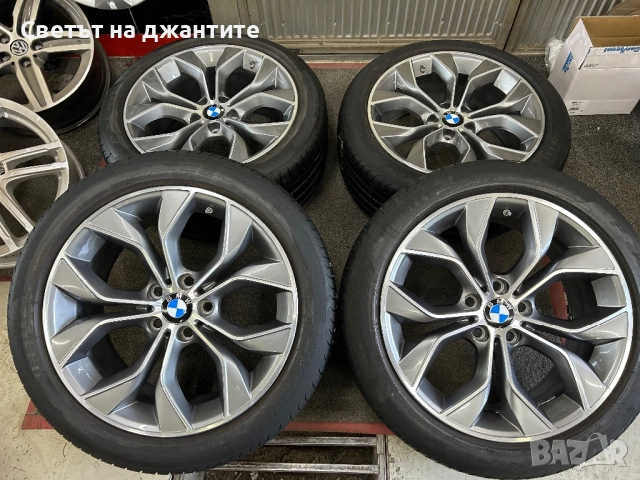 Джанти 19 цола 5x120 BMW F25 X3 F26 X4 Спорт Пакет с Гуми 245/45/19 и 275/40/19 Pirelli Original , снимка 6 - Гуми и джанти - 54429109