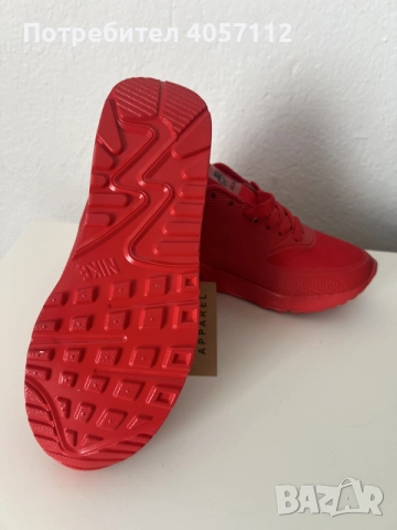 Чисто нови червени спортни маратонки ( Nike Air Max 90) – №36, №37, №38, снимка 2 - Маратонки - 55476421