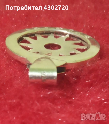 BVLGARI сребърен 925 медальон, снимка 4 - Колиета, медальони, синджири - 53987920