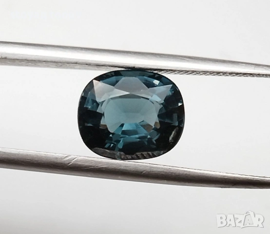  Рядък кристално чист естествен зелено-син турмалин 1,82 карата! Сертификат!, снимка 6 - Други - 54153729