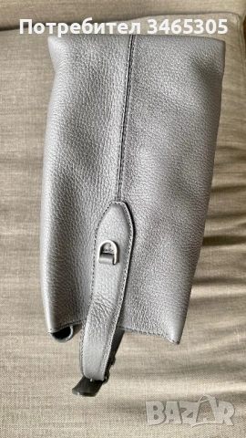 Tods дамска кожена чанта сива, снимка 7 - Чанти - 54663737