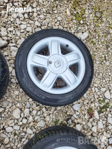 185 55 R15 Джанти с гуми renault, снимка 4 - Гуми и джанти - 54211951