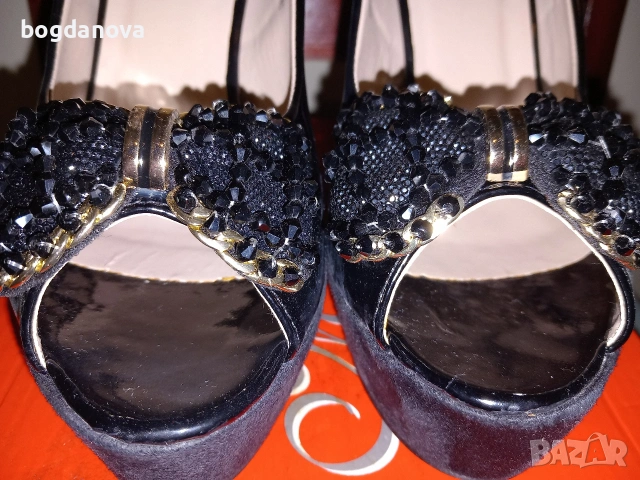 Нови елегантни обувки на ток, 39 номер, снимка 3 - Дамски елегантни обувки - 54038249