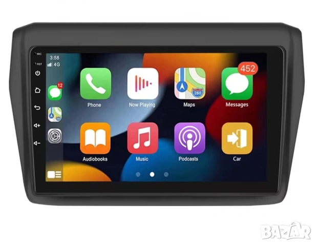 Мултимедия за Suzuki Swift, 2017-2022, Android, Навигация, Waze, Carplay, Андроид, двоен дин, Swift