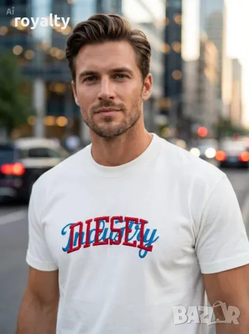 Diesel Нова Оригинална Мъжка Тениска , снимка 4 - Тениски - 55565038