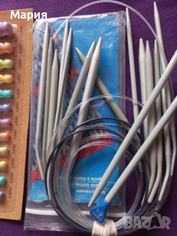 Комплект за шиене, куки за плетене, ретро чадър, снимка 6 - Други стоки за дома - 54086934