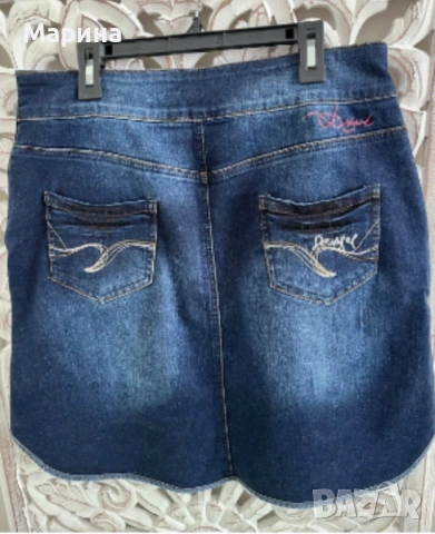 Дънково сако (яке) и пола Desigual. Размер M/L, снимка 2 - Поли - 54688136