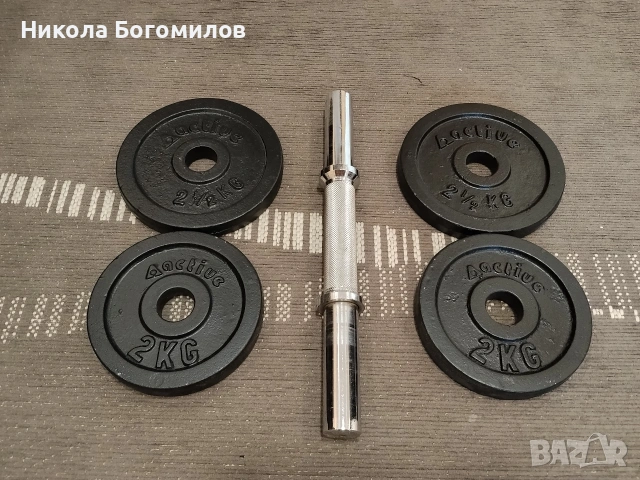 Чугунен дъмбел Active , снимка 2 - Фитнес уреди - 55135424