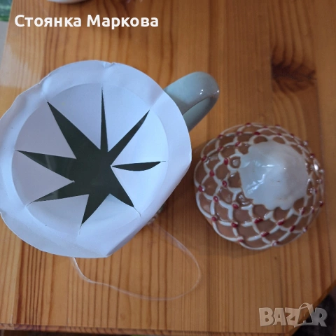 Керамична чаша-къщичка, снимка 4 - Декорация за дома - 54803096
