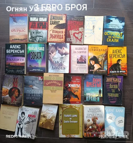 Книги по 3 евро , снимка 2 - Художествена литература - 55396450