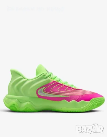 NIKE Giannis Immortality 4 Watermelon Green / Pink Мъжки Баскетболни Обувки Код P2832, снимка 5 - Маратонки - 55329004