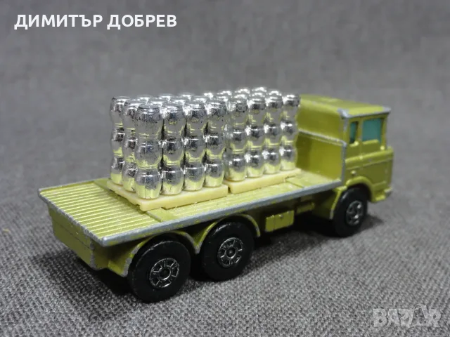 СТАРА РЕТРО МЕТАЛНА КОЛИЧКА КАМИОН DAF GIRDER TRUCK MATCHBOX ENGLAND, снимка 4 - Колекции - 55644754