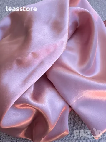 Лъскав Шал за рокля розов Rose Gold, снимка 3 - Шалове - 55363524