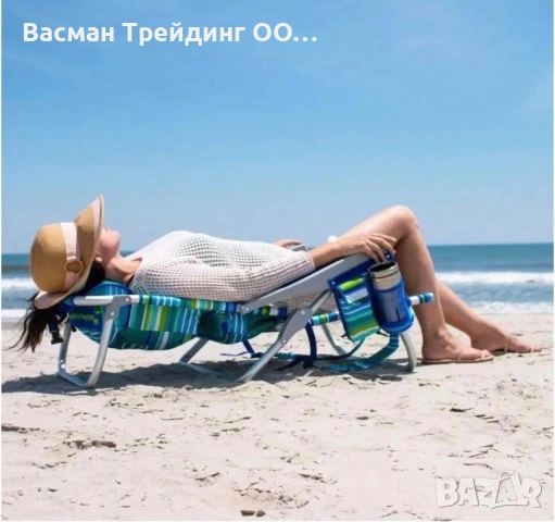 Томи Бахама ПРОМОЦИЯ 2 Плажни Стола и Чадър Tommy Bahama ЛЯТО2026, снимка 8 - Къмпинг мебели - 46720215