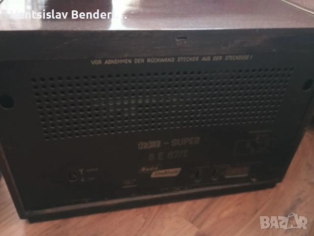 Старо немско лампово радио, снимка 4 - Други - 54224116