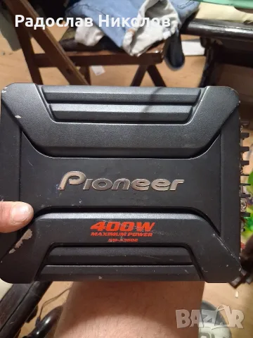 Усилвател Pioneer 400wat, снимка 2 - Ресийвъри, усилватели, смесителни пултове - 55409439