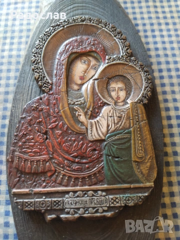 икона Света Богородица , снимка 3 - Икони - 54548814