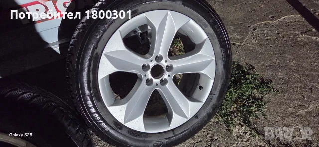 OEM БМВ джанти 19 цола style 232 с гуми 255/50/19, снимка 7 - Гуми и джанти - 55599232