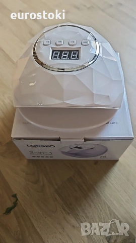 Лампа за маникюр Longco SUN F6, двоен LED UV, 86 W, бял, сензор за движение, снимка 7 - Педикюр и маникюр - 54494591