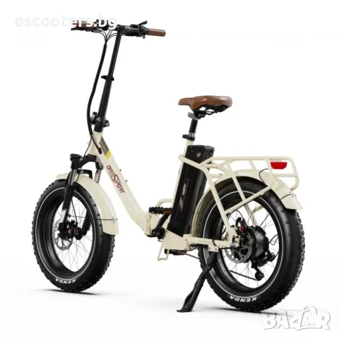 Електрически велосипед ONESPORT OT16 Max | 1x500W | 48V 18Ah | 50км/ч - бежово, снимка 3 - Велосипеди - 55498619