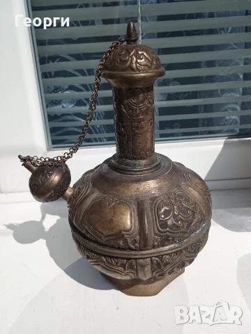 Бронзов съд за вода,19ти век,Суматра, снимка 11 - Антикварни и старинни предмети - 53970245