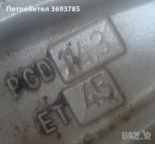 Джанти 4бр.16R 5X114.3 ET45, снимка 3 - Гуми и джанти - 55042620