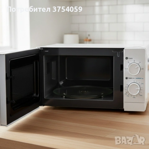 Микровълнова фурна MUHLER MO-5009 20L – 700W, механичен контрол, снимка 3 - Микровълнови - 55182503