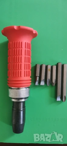 Ударна отверка MTX 115799 + 6 бита Чисто нов комплект!, снимка 6 - Отвертки - 54832606