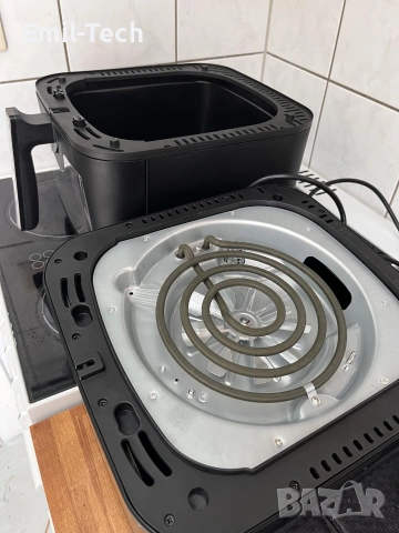EINVE Air Fryer 8L / 1650W – фритюрник с горещ въздух + грил, снимка 7 - Фритюрници - 55014245