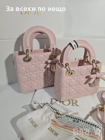 Mini Lady Dior Дамска Чанта От Агнешка Кожа Код Brand Luxury Fashion24, снимка 9 - Чанти - 54960798