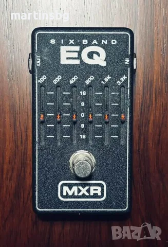 Шестлентов еквалайзер за китара MXR M109 Six Band EQ Black