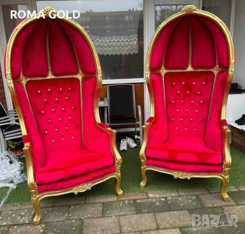 5 кресла тип " кралски трон"