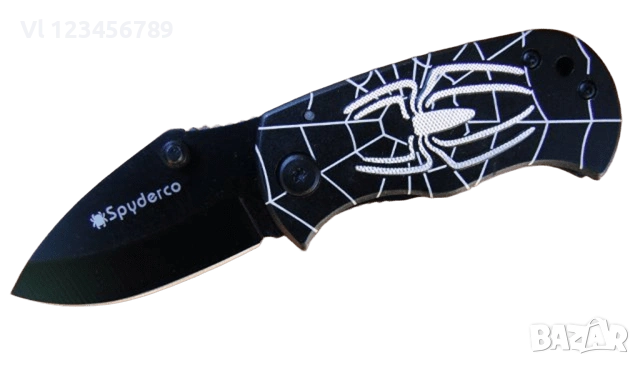 Компактен джобен нож Spyderco 58х138, снимка 2 - Ножове - 55056813